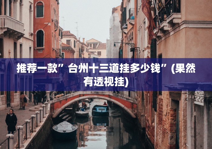 推荐一款”台州十三道挂多少钱”(果然有透视挂)