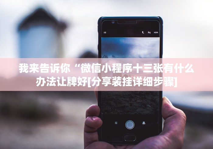 一分钟了解!福建拱趴大菠萝十三水当真可以开挂”开挂安装教程