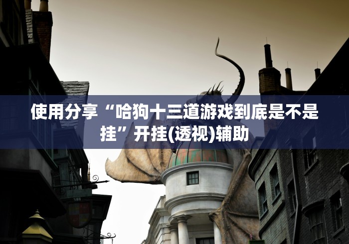 使用分享“哈狗十三道游戏到底是不是挂”开挂(透视)辅助